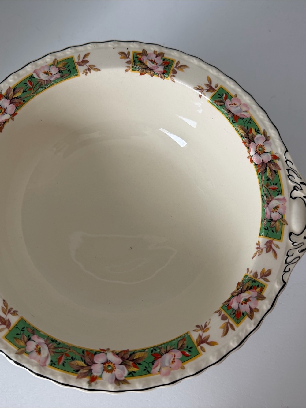 Vintage Myott Staffordshire Serving Bowl Made in England
